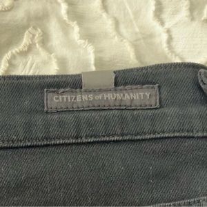 CITIZENS OF HUMANITY - pure black, size 28, flare jeans